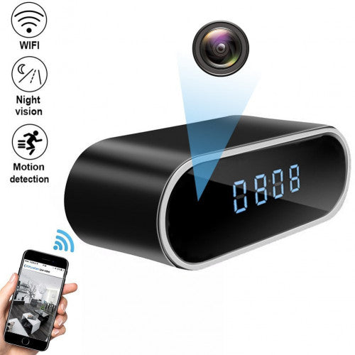 MINI CÁMARA ESPÍA RELOJ SEGURIDAD OCULTA WIFI 1080P DETECTOR